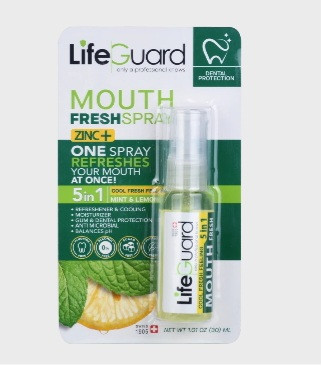 خوشبو کننده دهان با طعم نعناع و لیمو لایف گارد